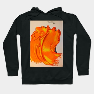 Tangerine Paint Blob Hoodie